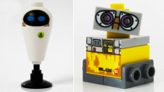 Adorable Minifig Versions of Pixar's WALL•E and EVE